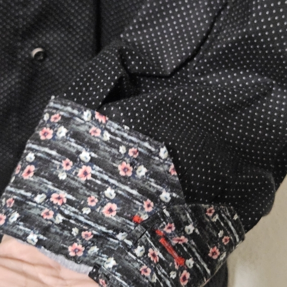 Mens Sloane longs sleeve floral contrasting cuffs size 3x - Picture 5 of 14